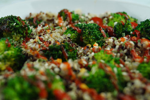 Simple Quinoa & Broccoli Bowl