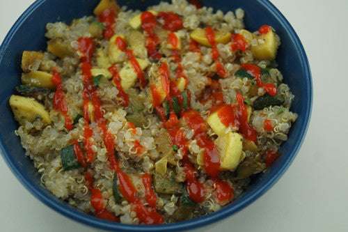 Egg-Fried Quinoa with Squash and Zucchini