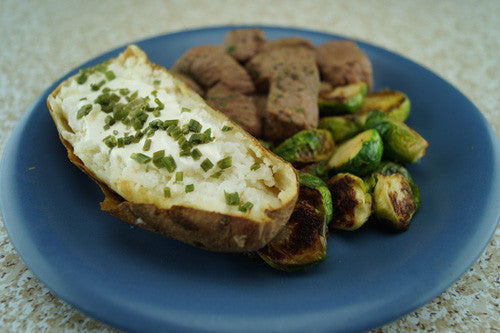The Steakhouse Special with Brussels Sprouts & Baked 'Tater