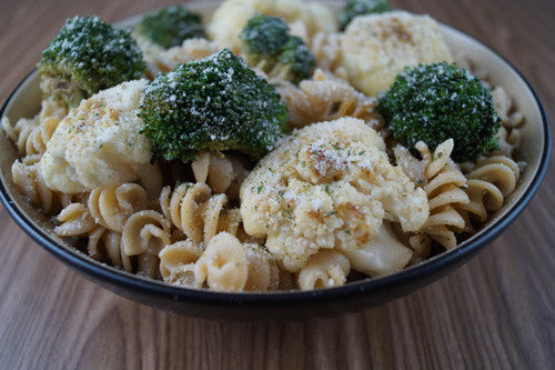 Veggie Pasta with Broccoli & Cauliflower