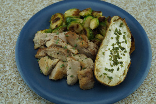 The Midwesterner's Diet: Pork, Sprouts & Baked 'Tater