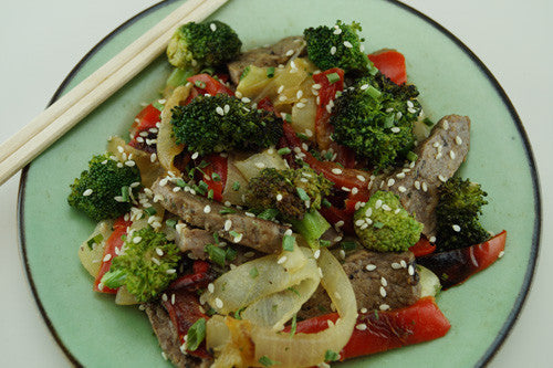 One-Pan Stir-Fry: Steak, Peppers, Broccoli & Onions Skillit Cooking