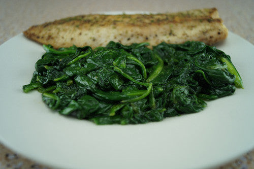 No Carbs Needed: Whitefish & Spinach