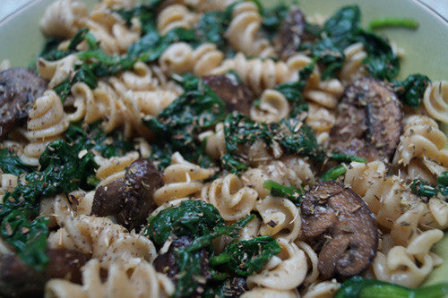 Spinach & Mushroom Pasta