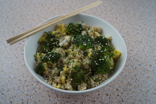 Broccoli & Cauliflower Egg-Fried Quinoa