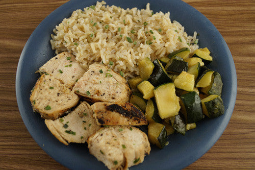 Mexican-Style Chicken, Rice & Zucchini