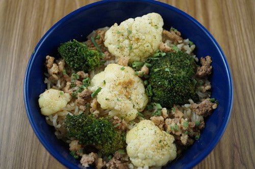 Cajun-Style Fried Quinoa with Ground Turkey & Veggies
