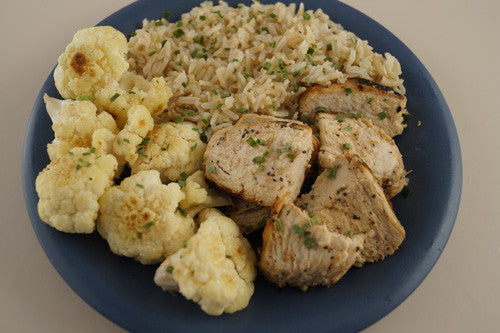 The White-Plate Special: Chicken, Cauliflower & Rice