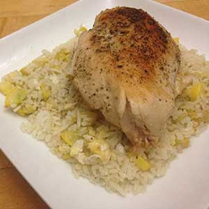 seared-chicken-breast-with-egg-&-squash-fried-rice-skillit-simple-easy-recipes-dinner-skillet