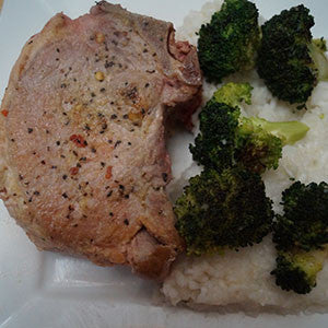 pork-chop-with-rice-&-broccoli-skillit-simple-easy-recipes-dinner-skillet
