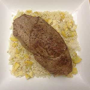 pan-seared-steak-with-egg-&-squash-fried-rice-skillit-simple-easy-recipes-dinner-skillet
