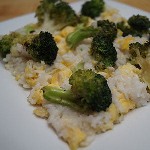 easy-fried-rice-with-broccoli-&-eggs-skillit-simple-easy-recipes-dinner-skillet